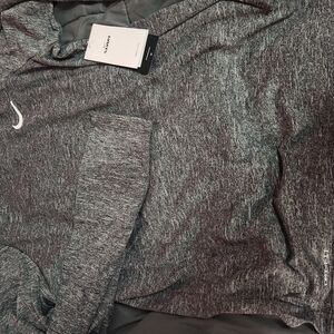 Nike Gray Dri-FIT Long Sleeve Shirt